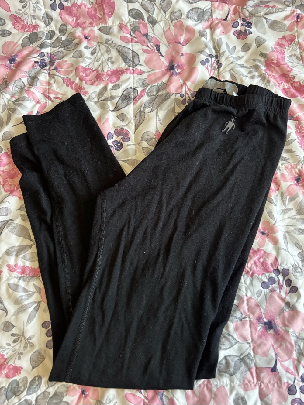 Smartwool Black base layer Leggings Sz:m